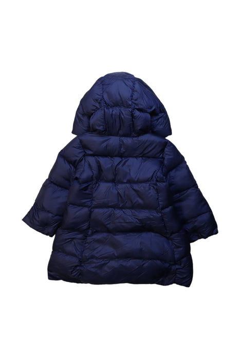 A Navy Puffer/Quilted Jackets from Polo Ralph Lauren in size 2T for neutral. (Back View)