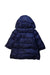 A Navy Puffer/Quilted Jackets from Polo Ralph Lauren in size 2T for neutral. (Back View)