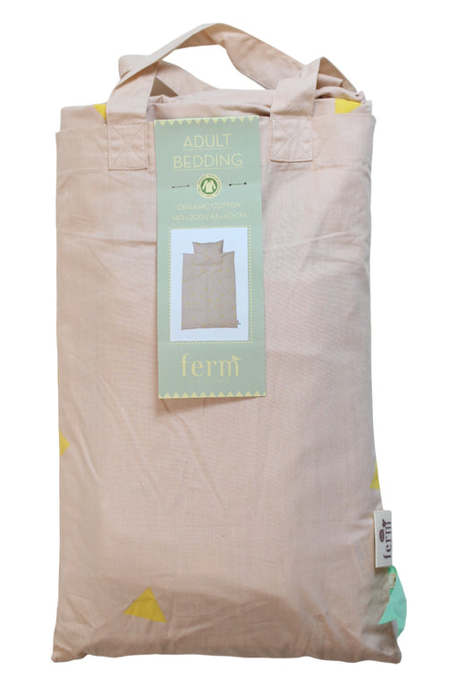 A Brown Bed Sheets Pillows & Pillowcases from Ferm Living in size O/S for neutral. (Front View)