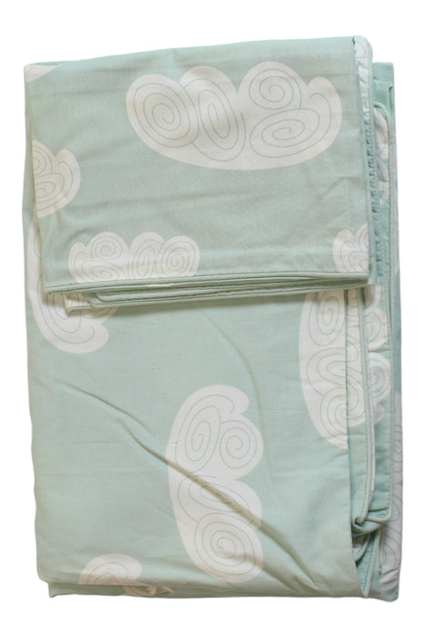 A Green Blankets from Ferm Living in size O/S for neutral. (Back View)