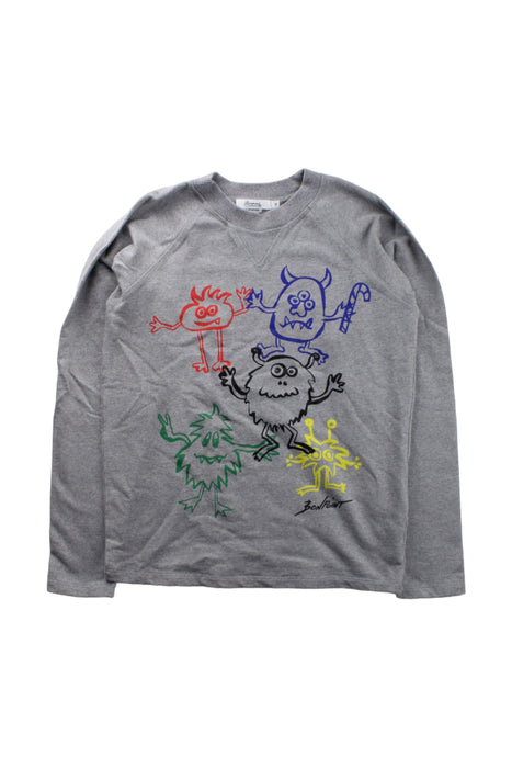 A Grey Long Sleeve T Shirts from Bonpoint in size 12Y for boy. (Front View)