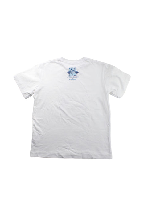 A White Short Sleeve T Shirts from BAPE KIDS in size 10Y for girl. (Back View)