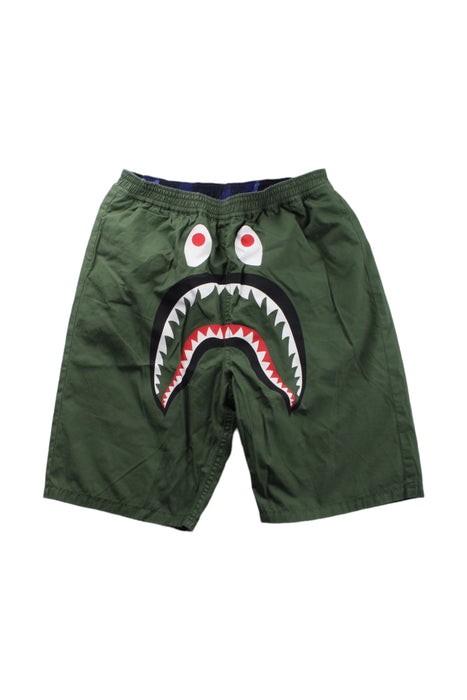 A Blue Shorts from BAPE KIDS in size 10Y for boy. (Front View)