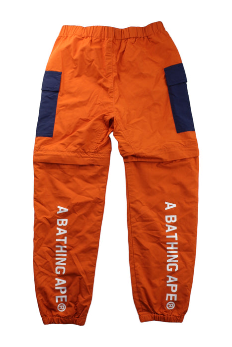 A Orange Casual Pants from Bape by A Bathing Ape in size 10Y for boy. (Back View)