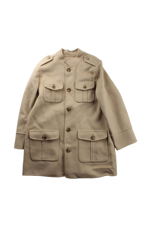 A Beige Coats from Bora Aksu in size 10Y for girl. (Front View)