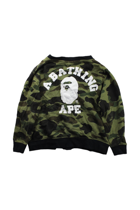 A Black Cardigans from BAPE KIDS in size 7Y for boy. (Back View)