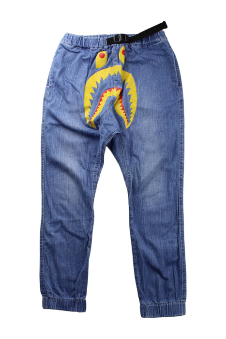 A Blue Jeans from BAPE KIDS in size 10Y for boy. (Front View)