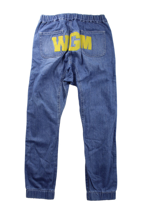 A Blue Jeans from BAPE KIDS in size 10Y for boy. (Back View)