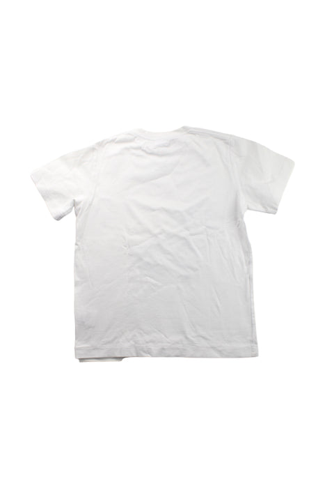 A White Short Sleeve T Shirts from BAPE KIDS in size 10Y for boy. (Back View)