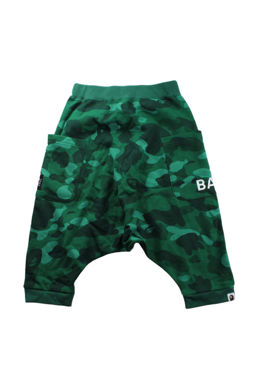 A Green Sweatpants from BAPE KIDS in size 10Y for boy. (Front View)