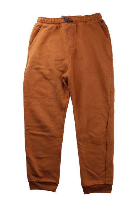 A Orange Sweatpants from Petit Bateau in size 10Y for girl. (Front View)