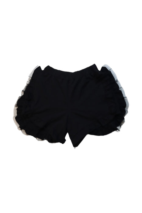 A Black Shorts from MiMiSol in size 14Y for girl. (Front View)