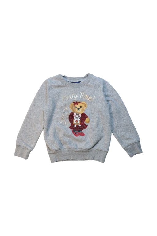 A Multicolour Crewneck Sweatshirts from Polo Ralph Lauren in size 3T for girl. (Front View)