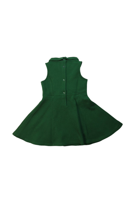 A Green Sleeveless Dresses from Janie & Jack in size 3T for girl. (Back View)