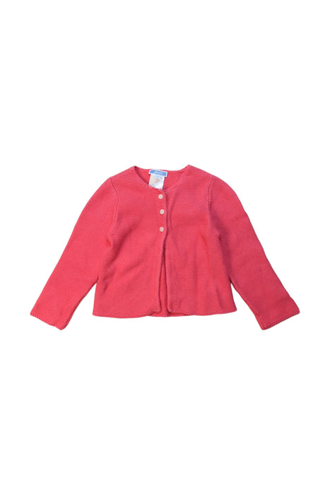 A Pink Cardigans from Jacadi in size 3T for girl. (Front View)