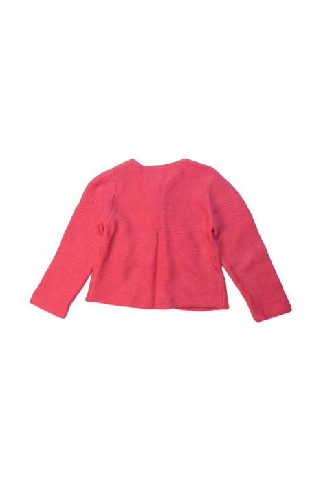 A Pink Cardigans from Jacadi in size 3T for girl. (Back View)