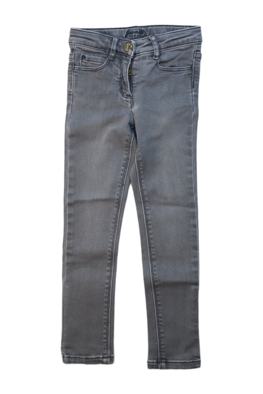 A Grey Jeans from Jacadi in size 4T for girl. (Front View)