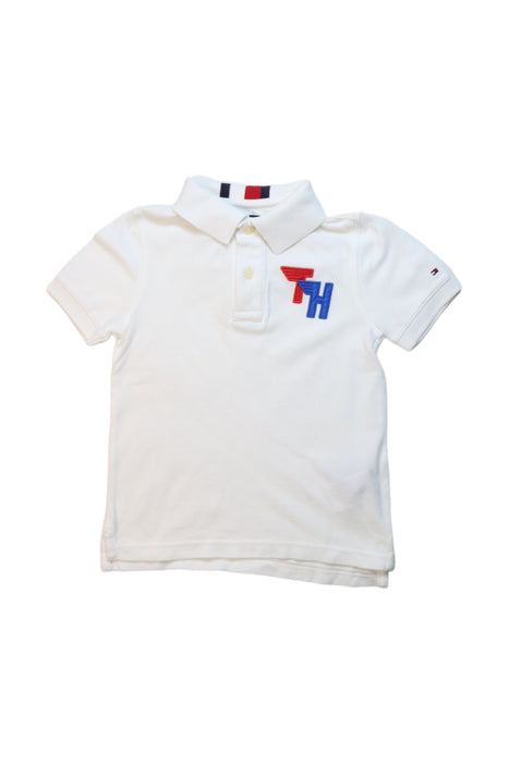 A Multicolour Short Sleeve Polos from Tommy Hilfiger in size 4T for boy. (Front View)