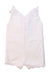 A Pink Sleeveless Rompers from The Little White Company in size 12-18M for girl. (Back View)