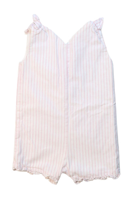 A Pink Sleeveless Rompers from The Little White Company in size 12-18M for girl. (Back View)