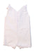 A Pink Sleeveless Rompers from The Little White Company in size 12-18M for girl. (Back View)