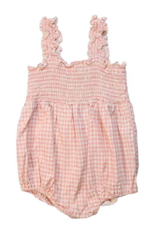 A Pink Sleeveless Bodysuits from Monbebe in size 12-18M for girl. (Front View)