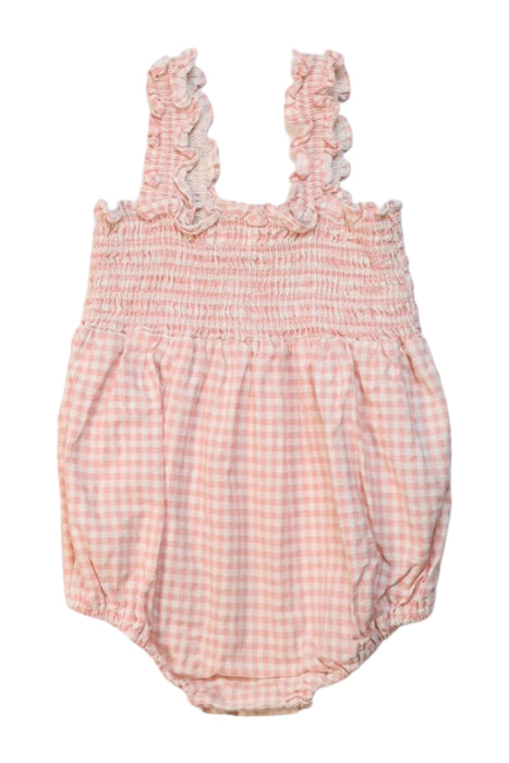 A Pink Sleeveless Bodysuits from Monbebe in size 12-18M for girl. (Back View)