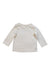 A White Long Sleeve T Shirts from 1 + in the family in size 0-3M for neutral. (Back View)