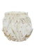 A White Bloomers from Quincy Mae in size 0-3M for girl. (Back View)