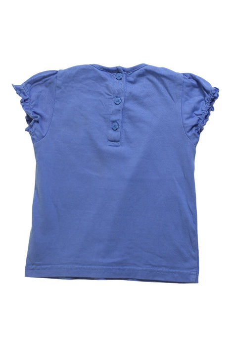 A Blue Short Sleeve Tops from Jojo Maman Bébé in size 2T for girl. (Back View)