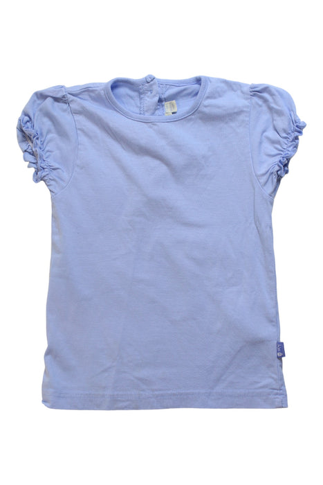 A Blue Short Sleeve Tops from Jojo Maman Bébé in size 2T for girl. (Front View)