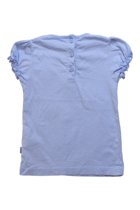 A Blue Short Sleeve Tops from Jojo Maman Bébé in size 2T for girl. (Back View)