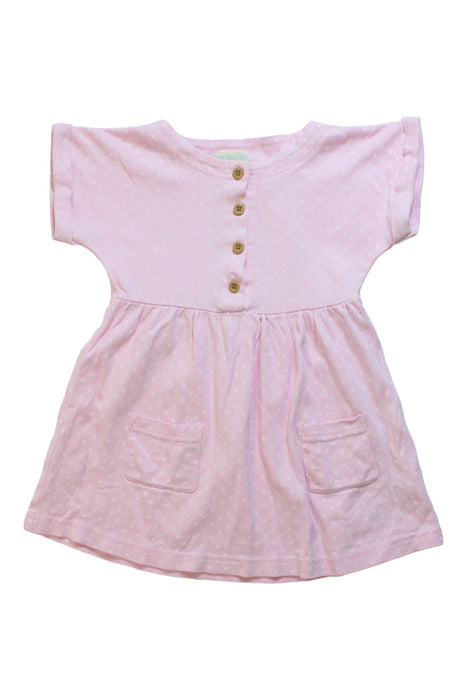 A Pink Short Sleeve Dresses from Jojo Maman Bébé in size 2T for girl. (Front View)