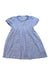 A Blue Short Sleeve Dresses from Jojo Maman Bébé in size 2T for girl. (Front View)