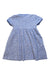 A Blue Short Sleeve Dresses from Jojo Maman Bébé in size 2T for girl. (Back View)