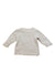 A White Long Sleeve Tops from 1 + in the family in size 0-3M for neutral. (Back View)