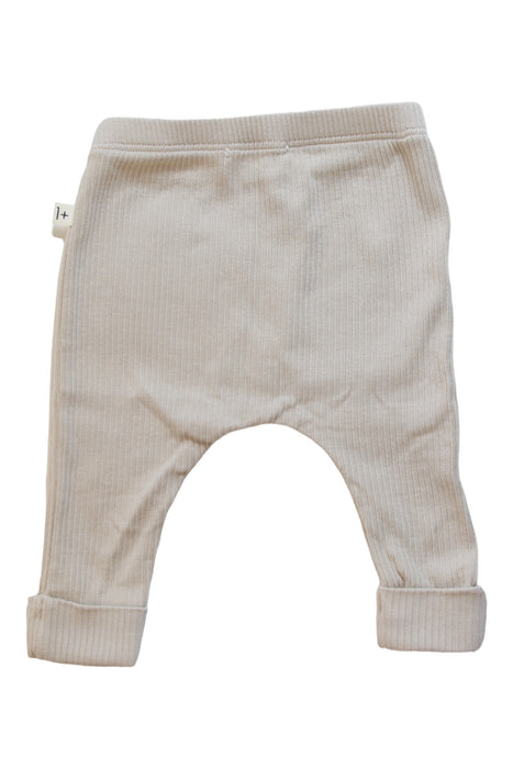 A White Sweatpants from 1 + in the family in size 0-3M for neutral. (Back View)