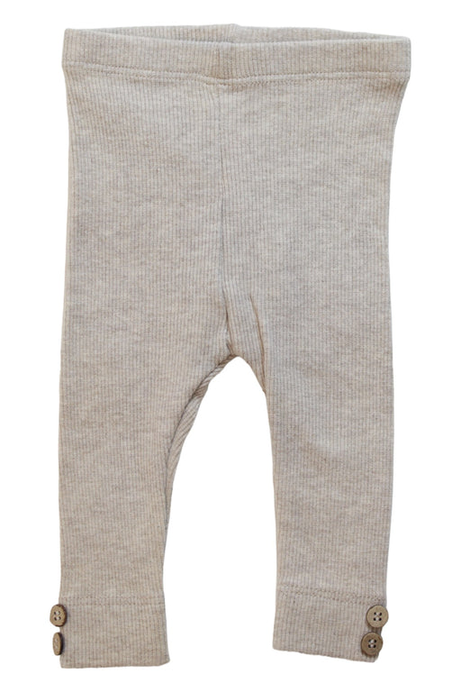 A Grey Sweatpants from 1 + in the family in size 0-3M for neutral. (Front View)