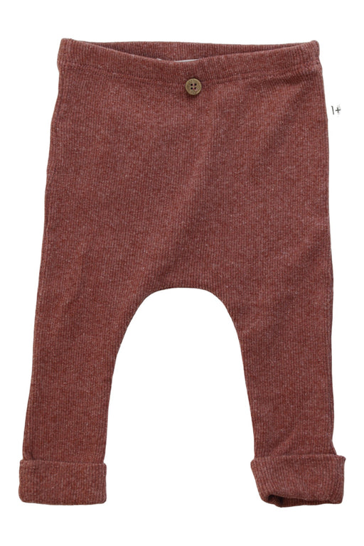 A Brown Sweatpants from 1 + in the family in size 0-3M for girl. (Front View)