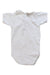 A White Short Sleeve Bodysuits from Babidu in size 3-6M for girl. (Back View)