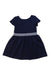 A Navy Short Sleeve Dresses from Polo Ralph Lauren in size 3T for girl. (Back View)