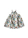 A White Sleeveless Dresses from Velveteen in size 2T for girl. (Front View)