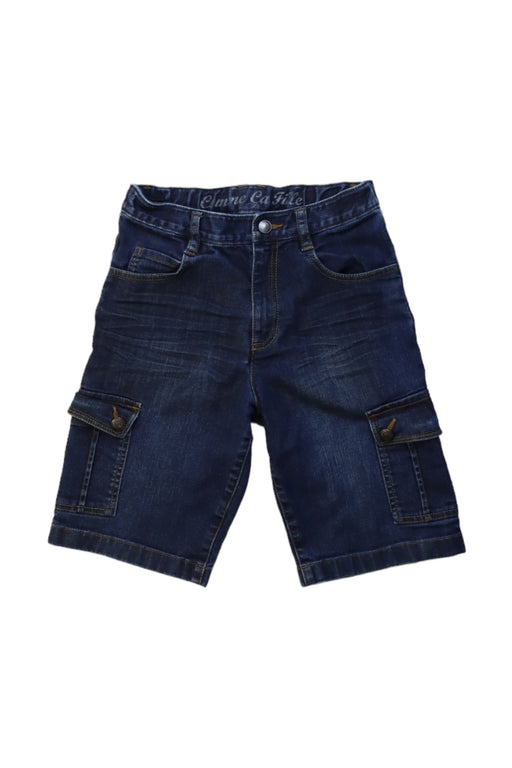 A Navy Shorts from Comme Ça Fille in size 7Y for boy. (Front View)