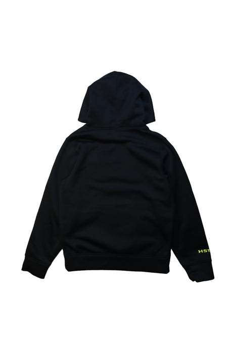 A Black Hooded Sweatshirts from Under Armour in size 8Y for boy. (Back View)