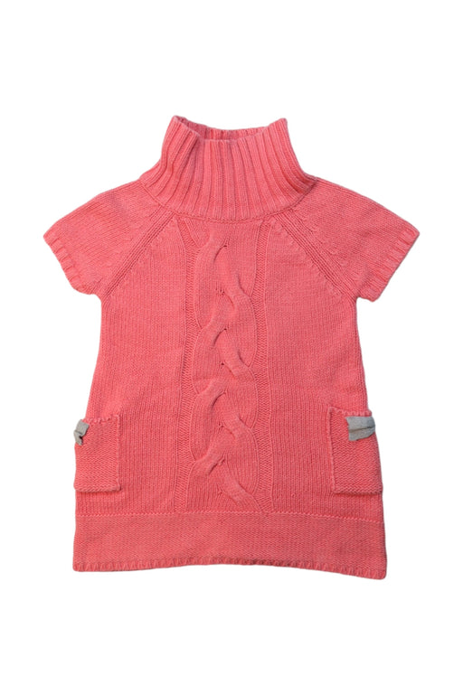 A Pink Sweater Dresses from Vertbaudet in size 2T for girl. (Front View)