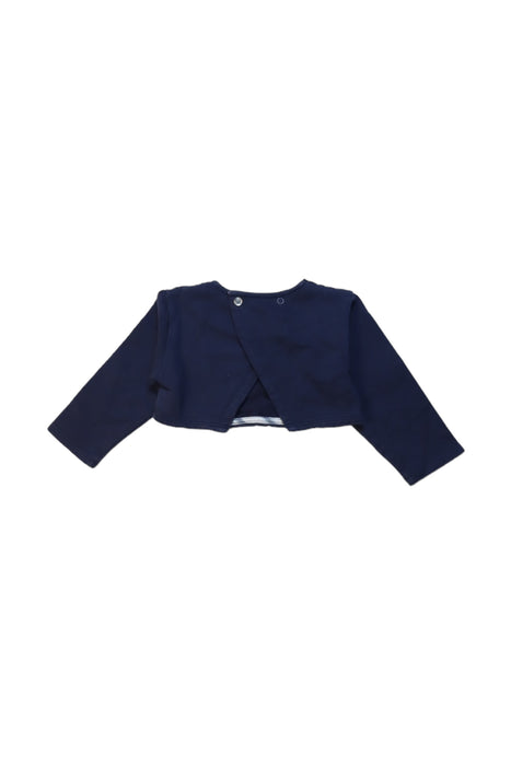 A Navy Cardigans from Emporio Armani in size 6-12M for girl. (Back View)