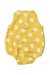 A Yellow Sleeveless Bodysuits from Seed in size Newborn for girl. (Back View)