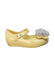 A Yellow Flats from Mini Melissa in size 18-24M for girl. (Front View)