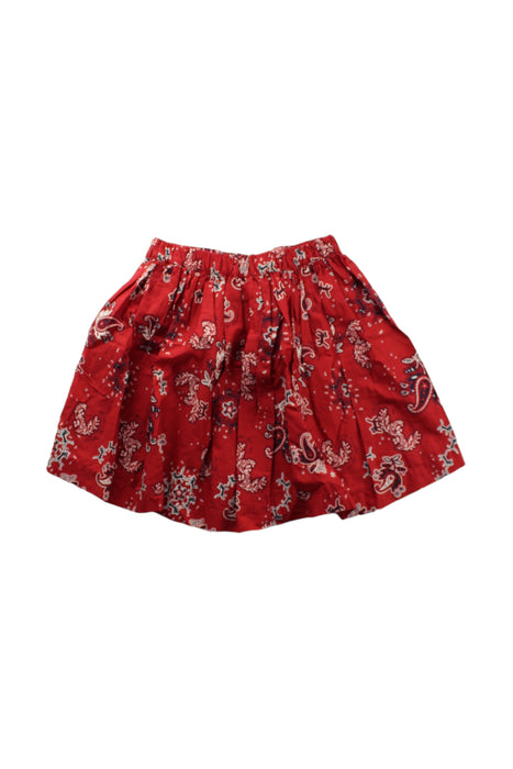 A Red Short Skirts from Petit Bateau in size 8Y for girl. (Back View)