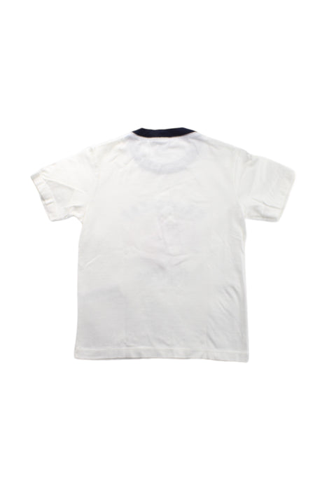 A White Short Sleeve T Shirts from Petit Bateau in size 8Y for boy. (Back View)